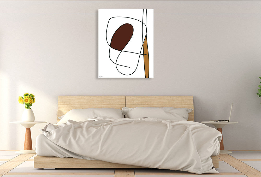 Abstract Tribeca I Wall Art Print on the wall