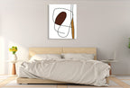 Abstract Tribeca I Wall Art Print on the wall