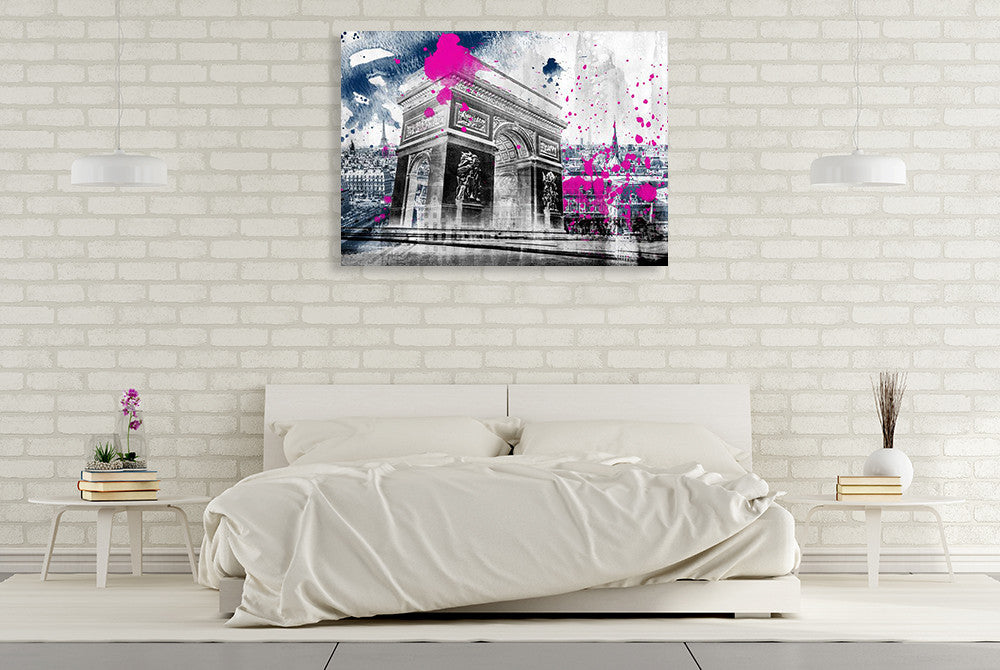 Arc de Triomphe Wall Art Print on the wall