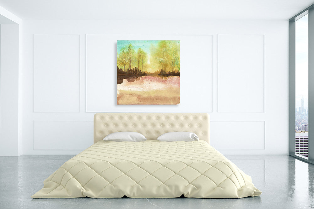 Autumn Shadows II Wall Art Print on the wall