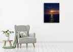 Baja Sunset Wall Art Print on the wall
