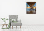 Balboa Pier II Wall Art Print on the wall