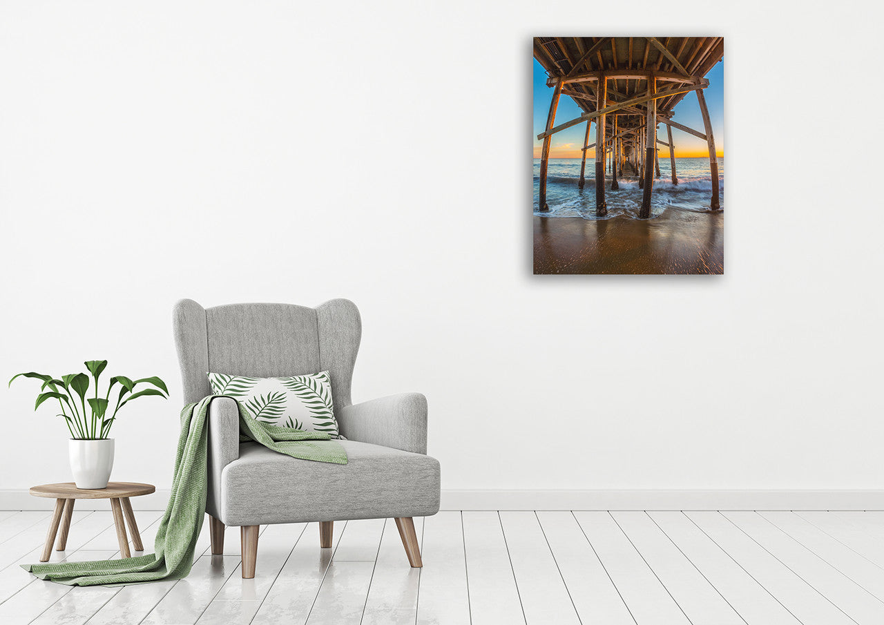 Balboa Pier II Wall Art Print on the wall