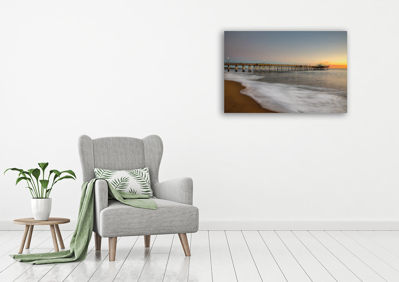 Balboa Pier I Wall Art Print on the wall