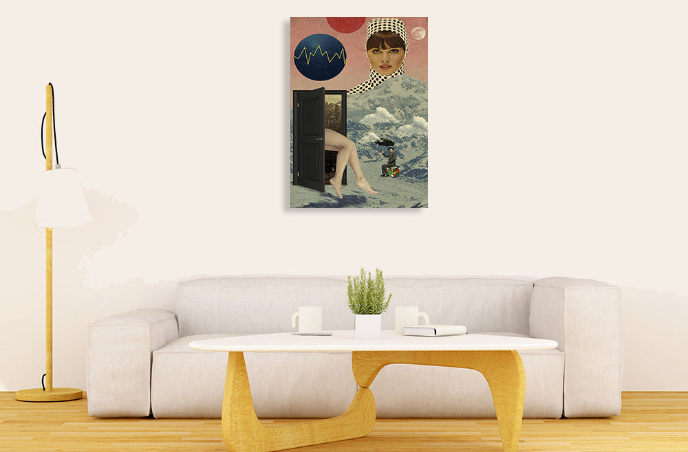 Beyond The Unknown Wall Art Print on the wall