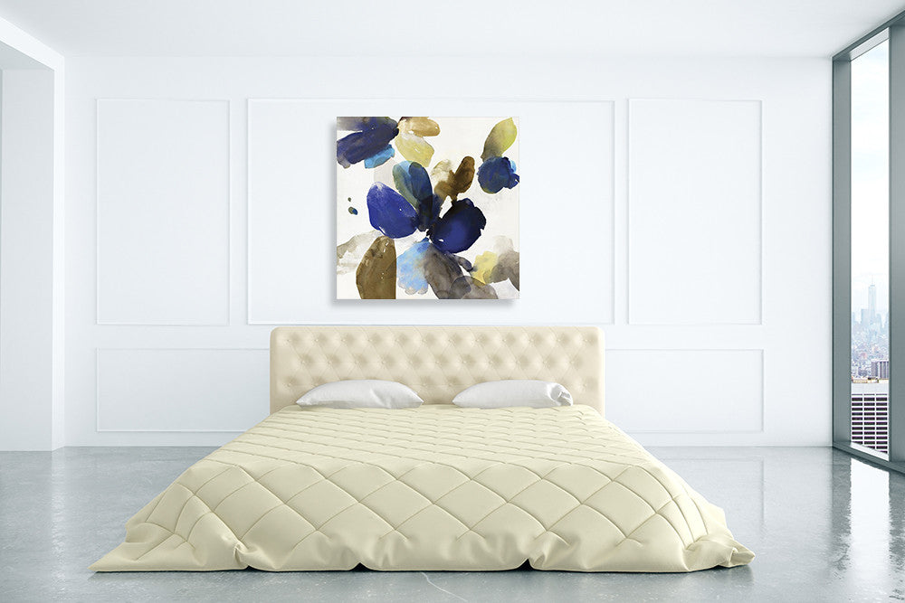 Blue Velvet I Wall Art Print on the wall