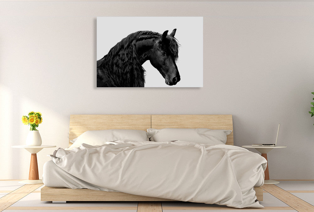 Classic Black I Wall Art Print on the wall