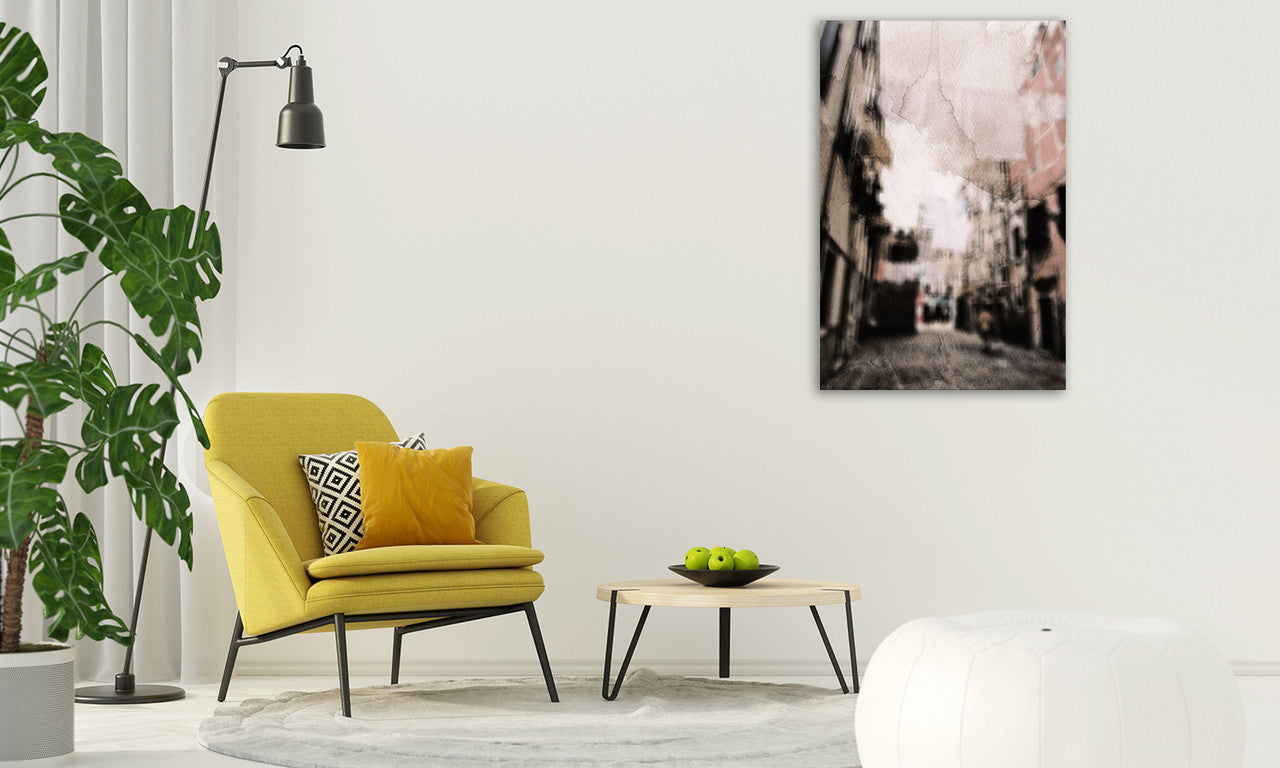 Blurred Street I Wall Art Print on the wall