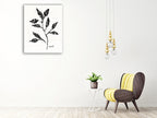 Botanical Sketches V Wall Art Print on the wall