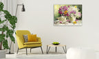 Bouquet with Chamomile Wall Art Print on the wall