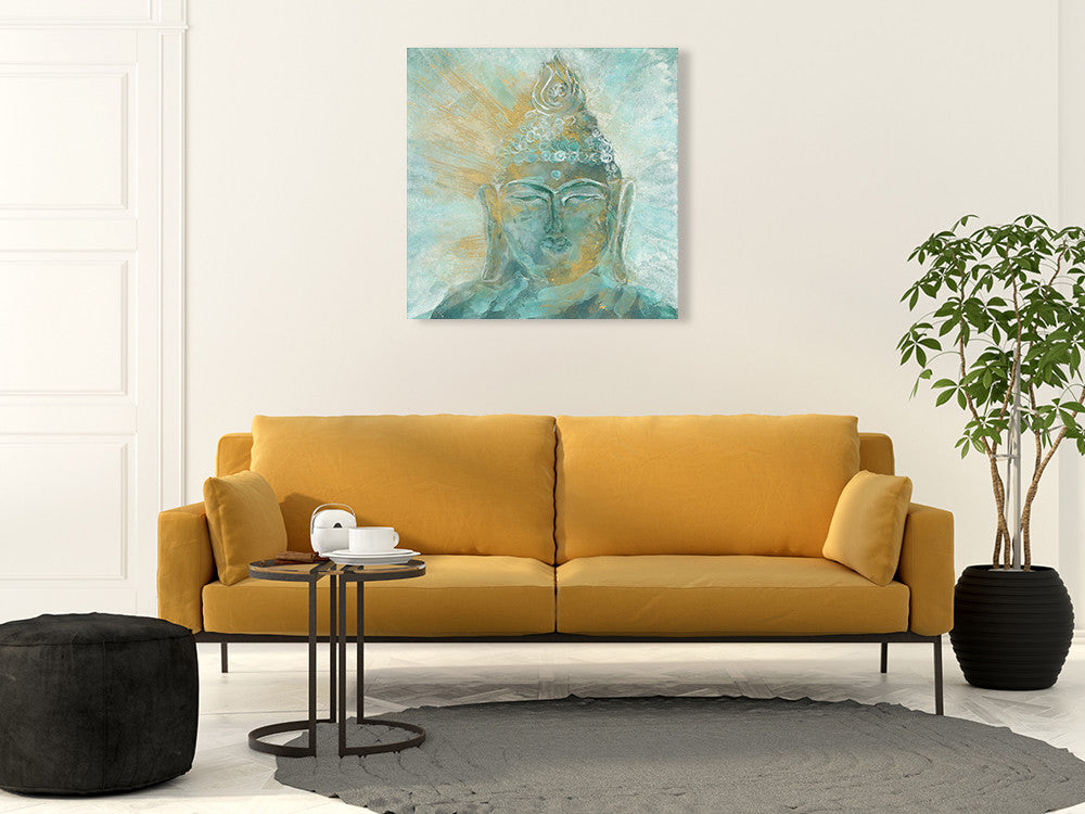 Buddha Bright I Wall Art Print on the wall