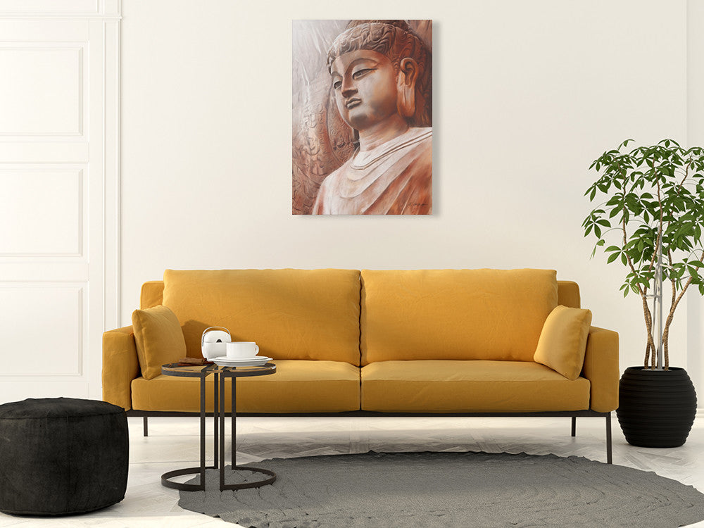 Buddha III Wall Art Print on the wall