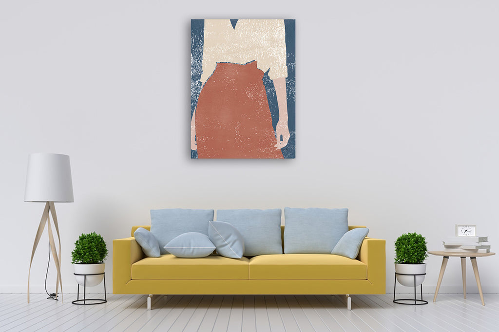 Casual IV Wall Art Print on the wall