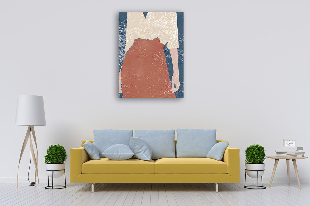 Casual IV Wall Art Print on the wall