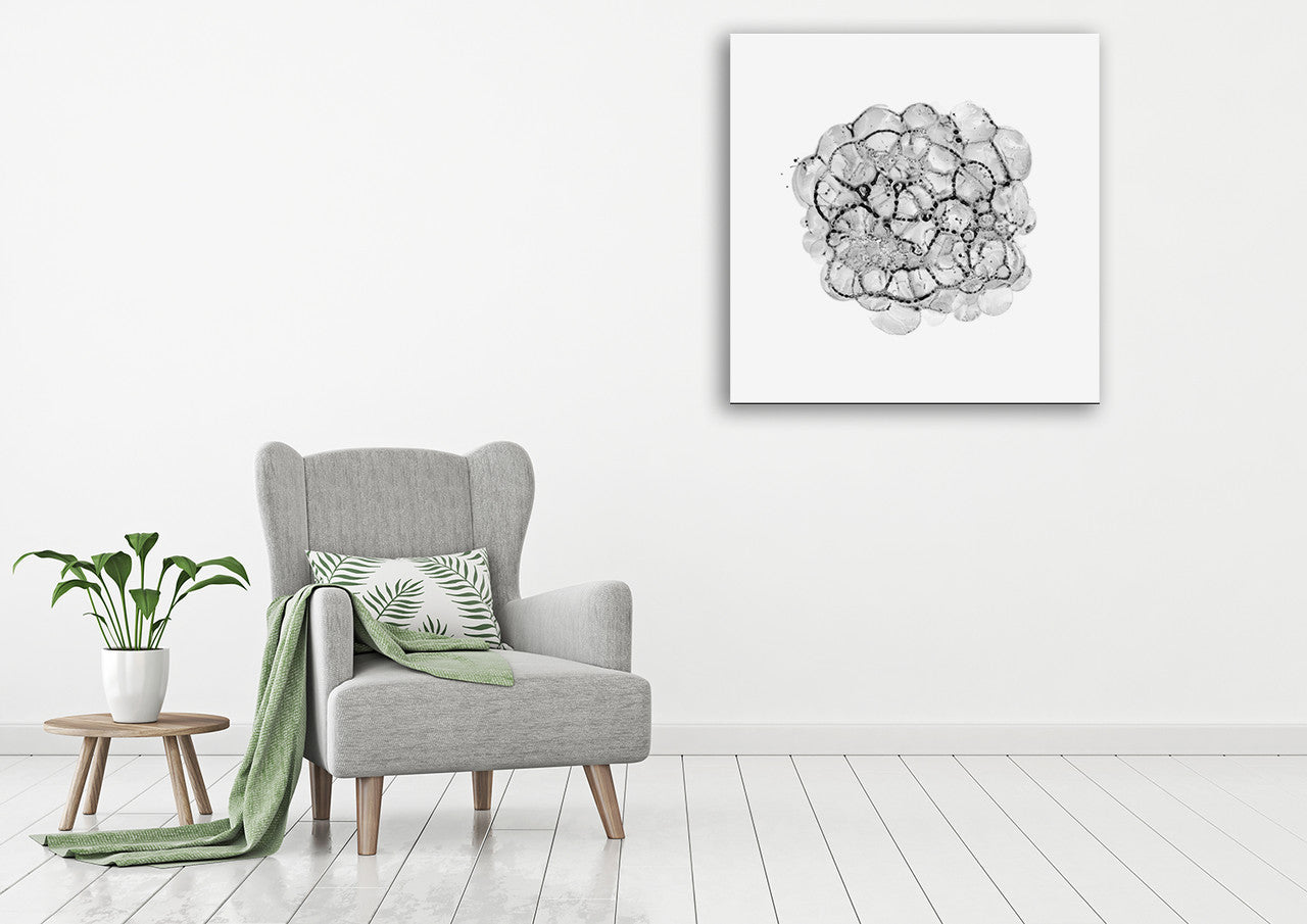 Cellular Cloud B Wall Art Print on the wall