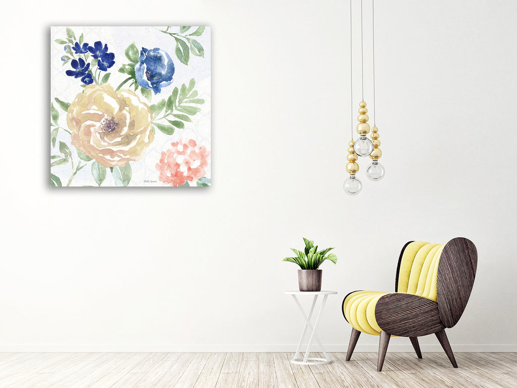 Coastline Botanical II Wall Art Print on the wall
