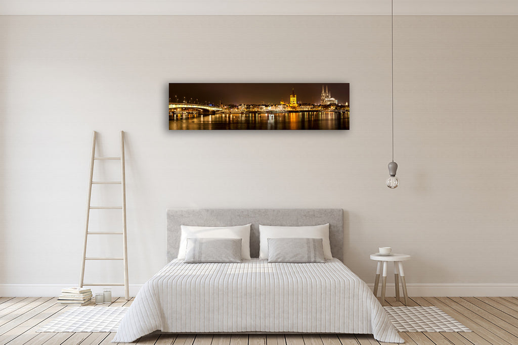 Cologne Skyline Wall Art Print on the wall
