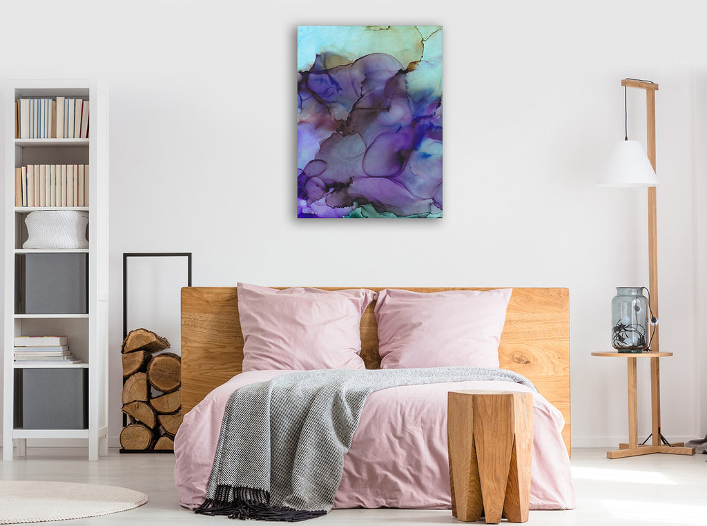 Colorful Evolution Wall Art Print on the wall