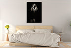 Dancing Hands II Wall Art Print on the wall