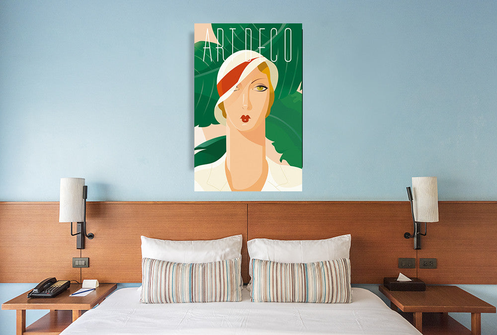 Deco Divas I Wall Art Print on the wall