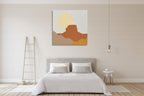 Desert Sun III Wall Art Print on the wall