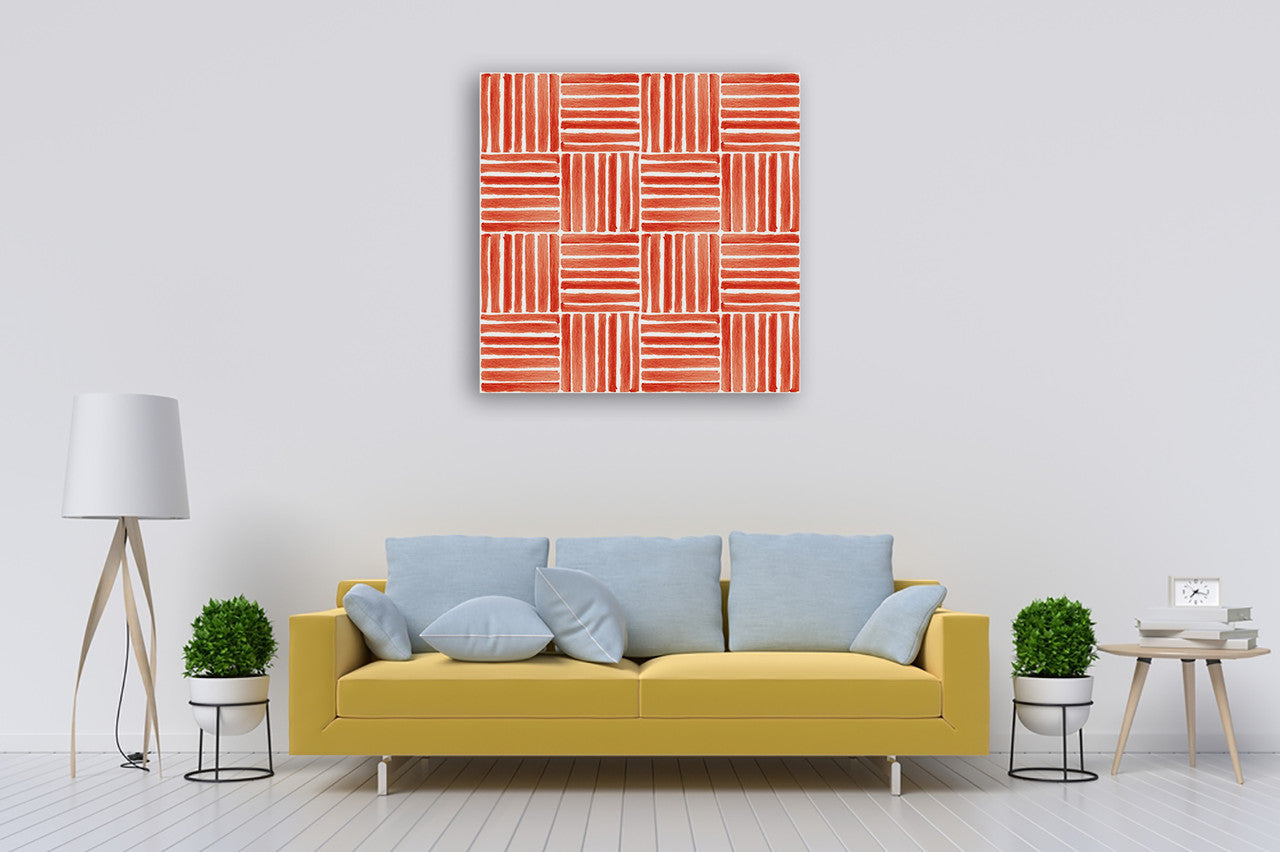 Down on the Farm Step B Wall Art Print on the wall
