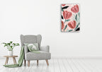 Dreamy Petals II Wall Art Print on the wall