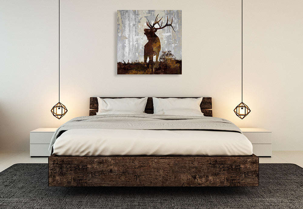 ELK Wall Art Print on the wall