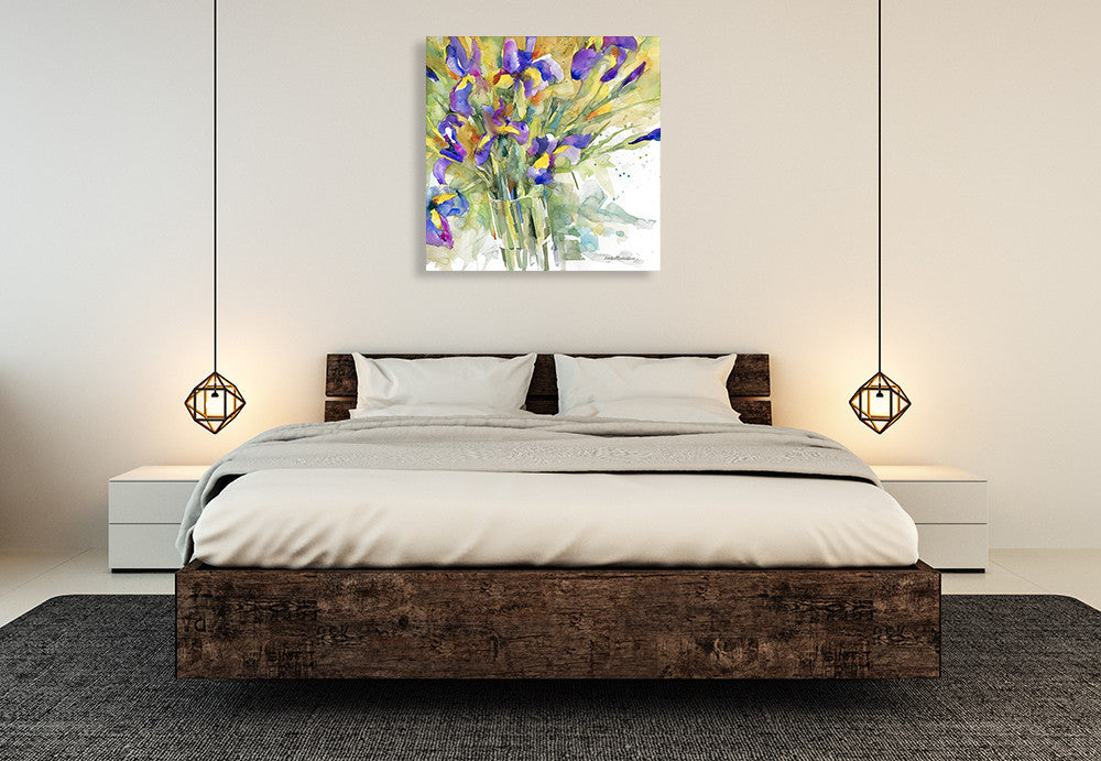 Fiesta Wall Art Print on the wall