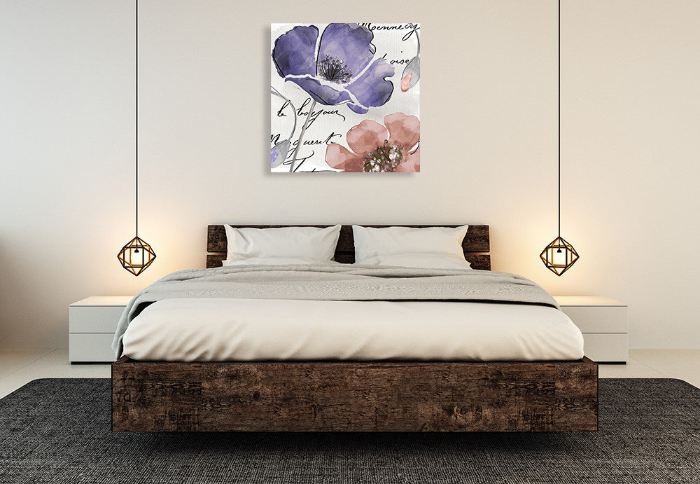 Flowers of France III Wall Art Print on the wall