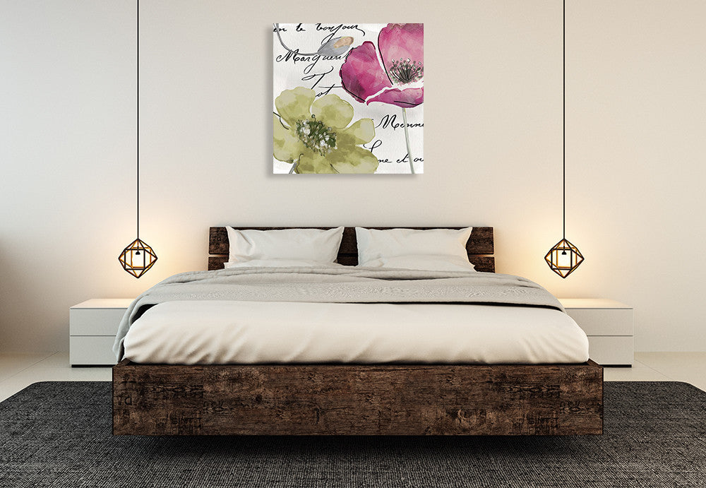 Flowers of France IV Wall Art Print on the wall