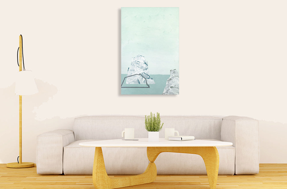 Formations III Wall Art Print on the wall