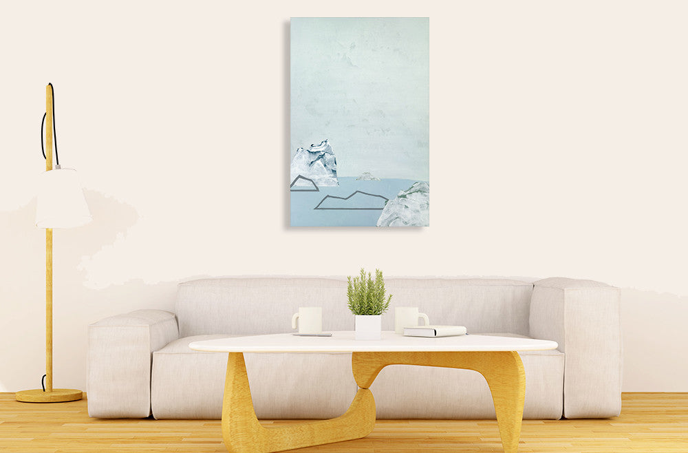 Formations II Wall Art Print on the wall