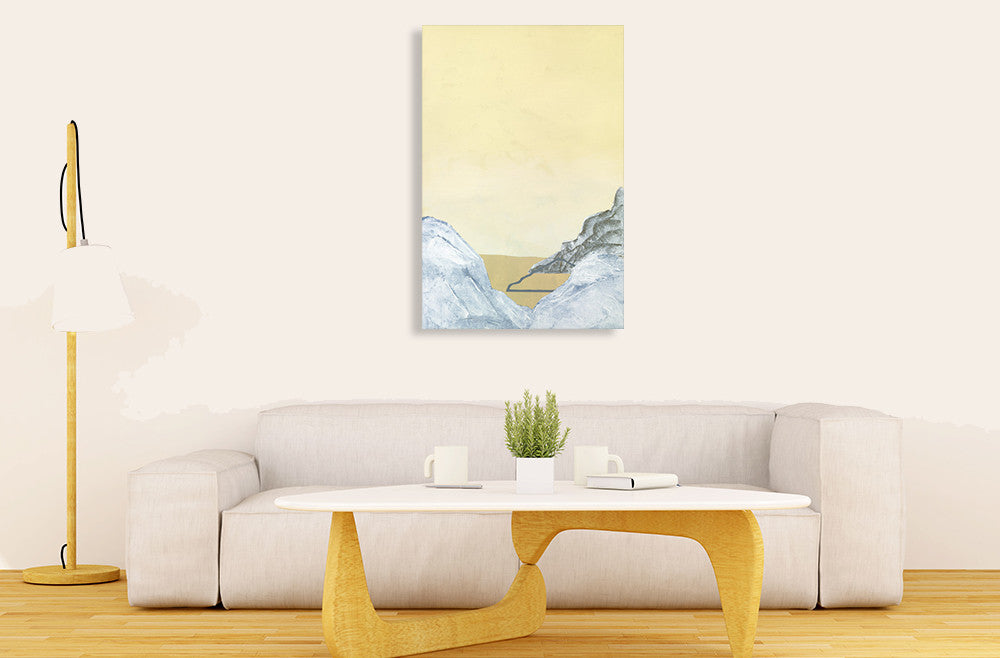 Formations V Wall Art Print on the wall
