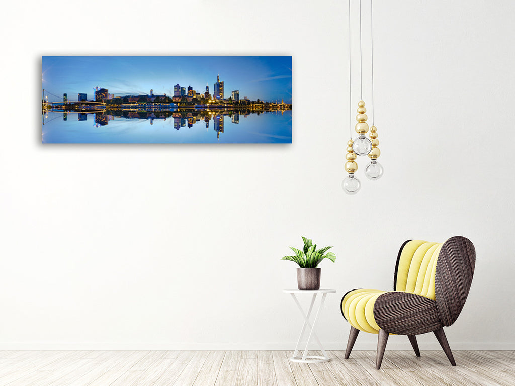 The Frankfurt Panorama Wall Art Print on the wall