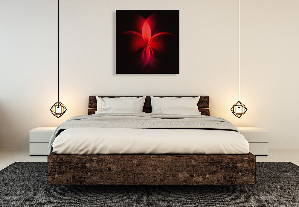 Fuchsie Wall Art Print on the wall