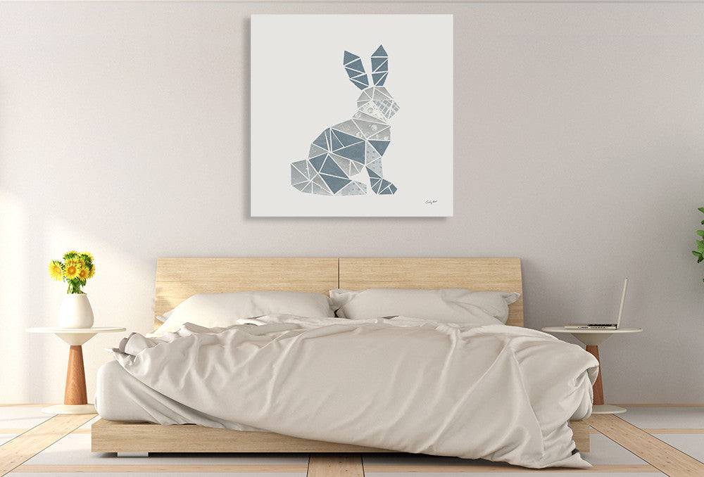 Geometric Animal III Wall Art Print on the wall