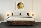 Golden Ocean Gems Wall Art Print on the wall