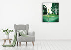 Greens Peeper Wall Art Print on the wall