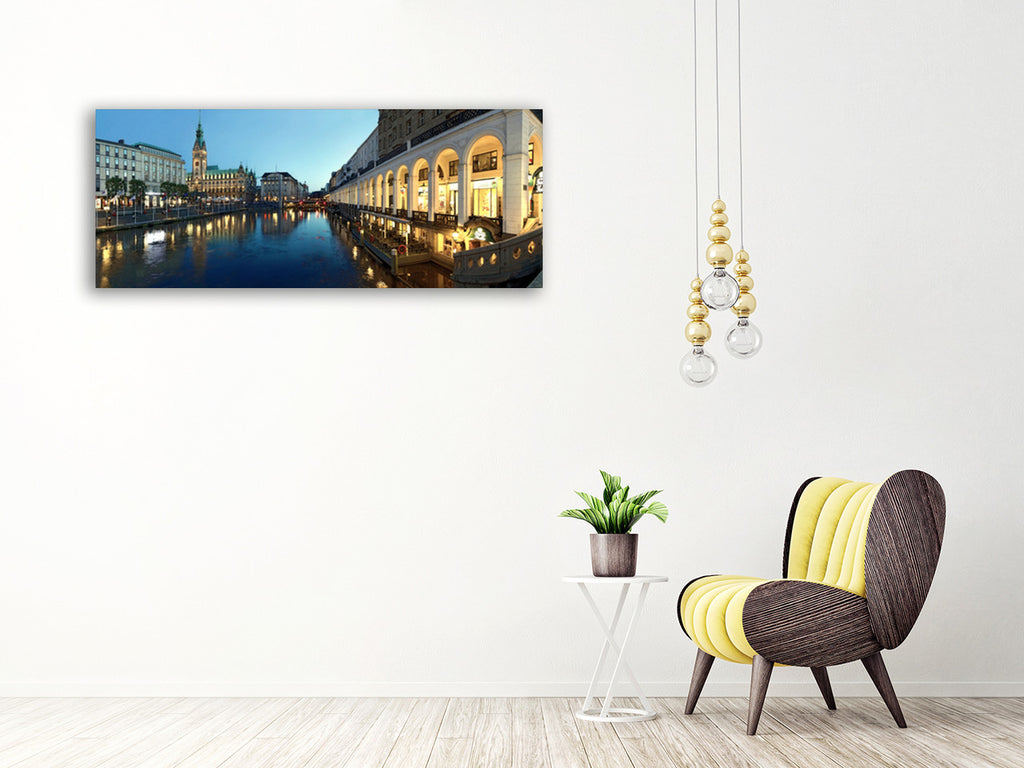 Hamburg Wall Art Print on the wall