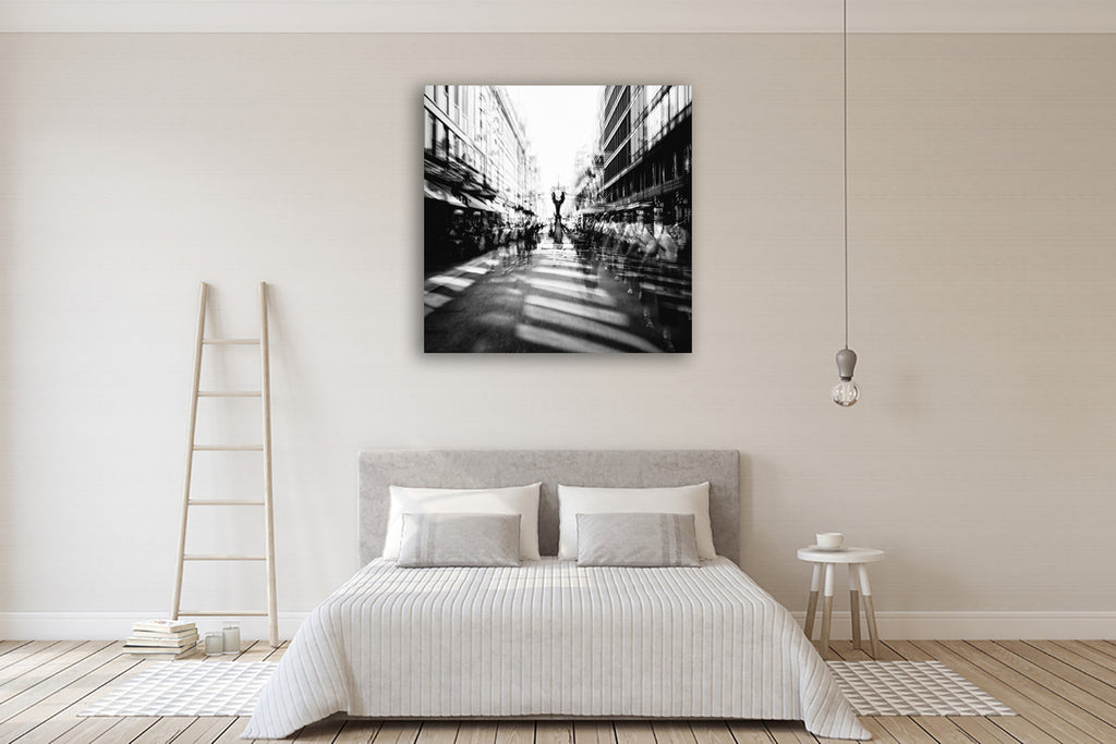 Helsinki City Wall Art Print on the wall
