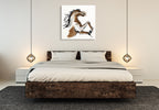 Horse Courage Wall Art Print on the wall