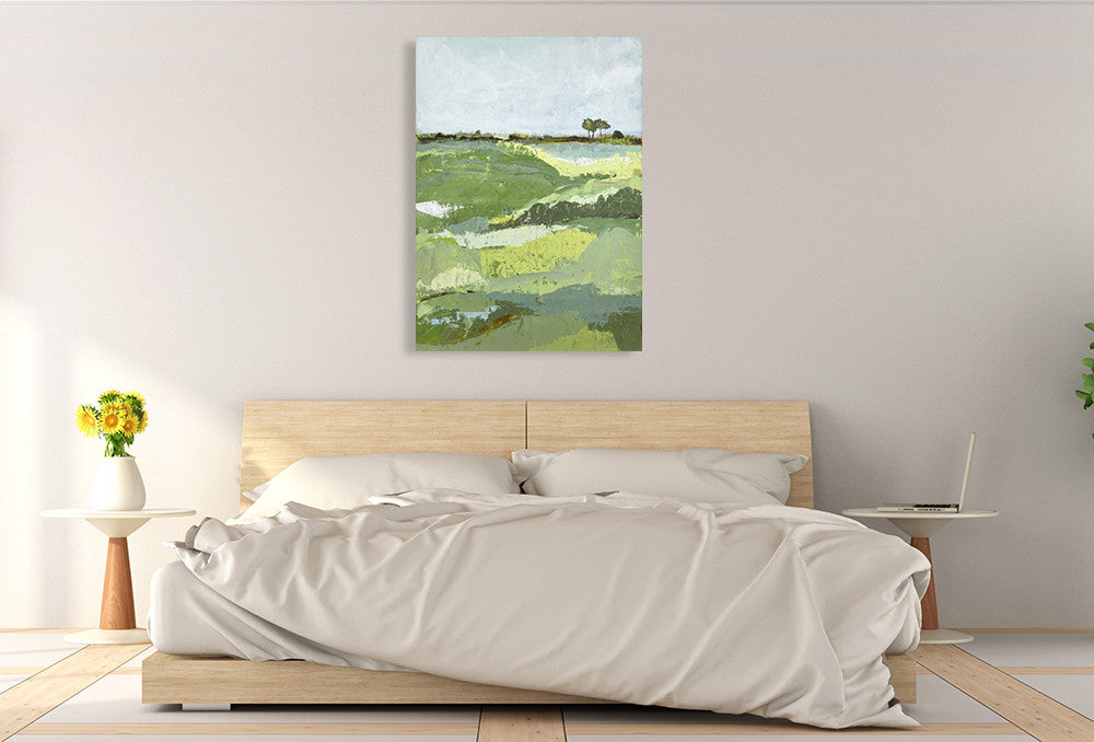 In the Fields I Wall Art Print on the wall