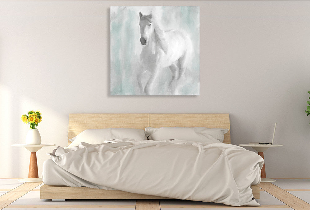 In the Mist Wall Art Print on the wall