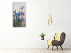 Iris French Cancan Wall Art Print on the wall