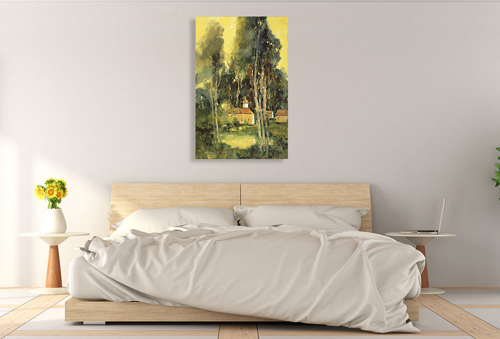 The Italian Villa Wall Art Print on the wall