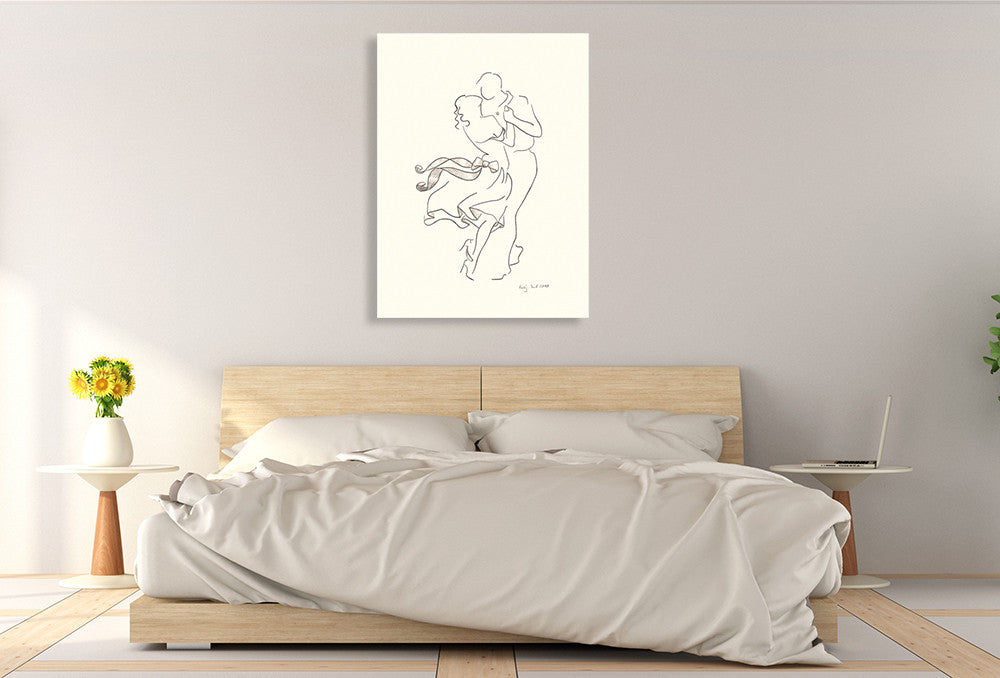 L'amore Wall Art Print on the wall