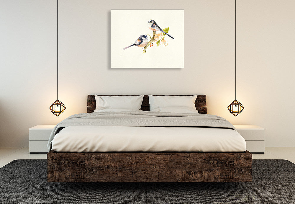 Longtailed Wall Art Print on the wall