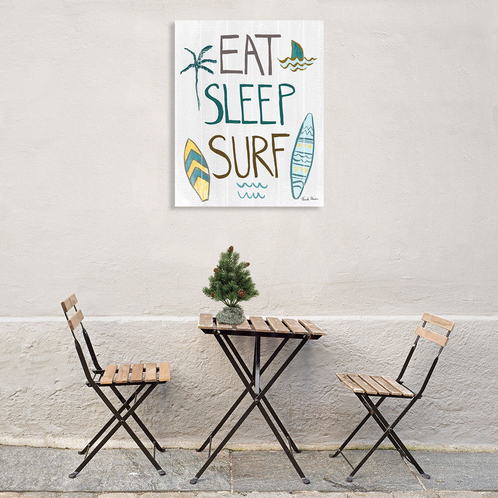 Make Waves III Wall Art Print on the wall