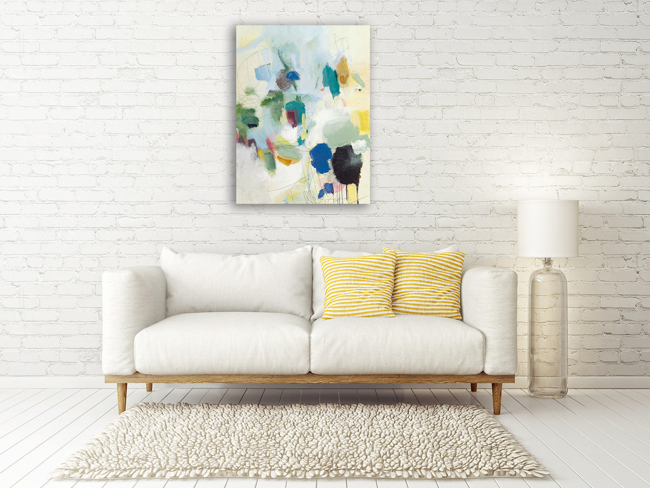 Medley II Wall Art Print on the wall